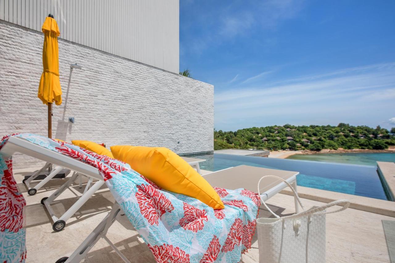 Beachside Villa - B18 - At Bayside Luxury Villas Samrong Bay Beach, 4 Bed 5 Bath, Sea & Sunset Views, Only 200M Walk To The Beach Choeng Mon Eksteriør bilde