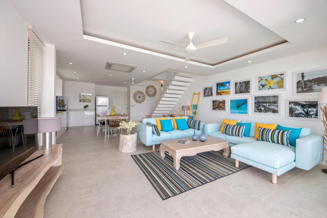 Beachside Villa - B18 - At Bayside Luxury Villas Samrong Bay Beach, 4 Bed 5 Bath, Sea & Sunset Views, Only 200M Walk To The Beach Choeng Mon Eksteriør bilde