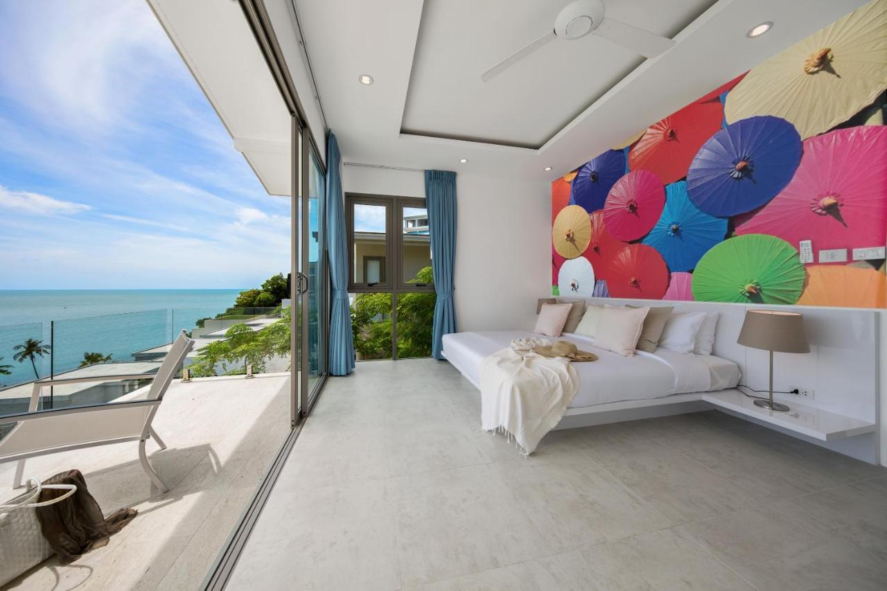 Beachside Villa - B18 - At Bayside Luxury Villas Samrong Bay Beach, 4 Bed 5 Bath, Sea & Sunset Views, Only 200M Walk To The Beach Choeng Mon Eksteriør bilde