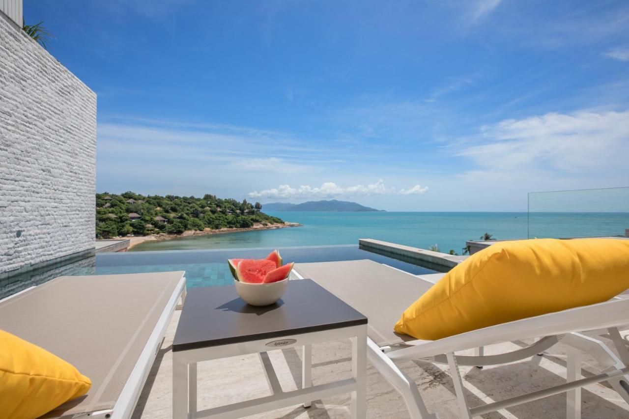 Beachside Villa - B18 - At Bayside Luxury Villas Samrong Bay Beach, 4 Bed 5 Bath, Sea & Sunset Views, Only 200M Walk To The Beach Choeng Mon Eksteriør bilde