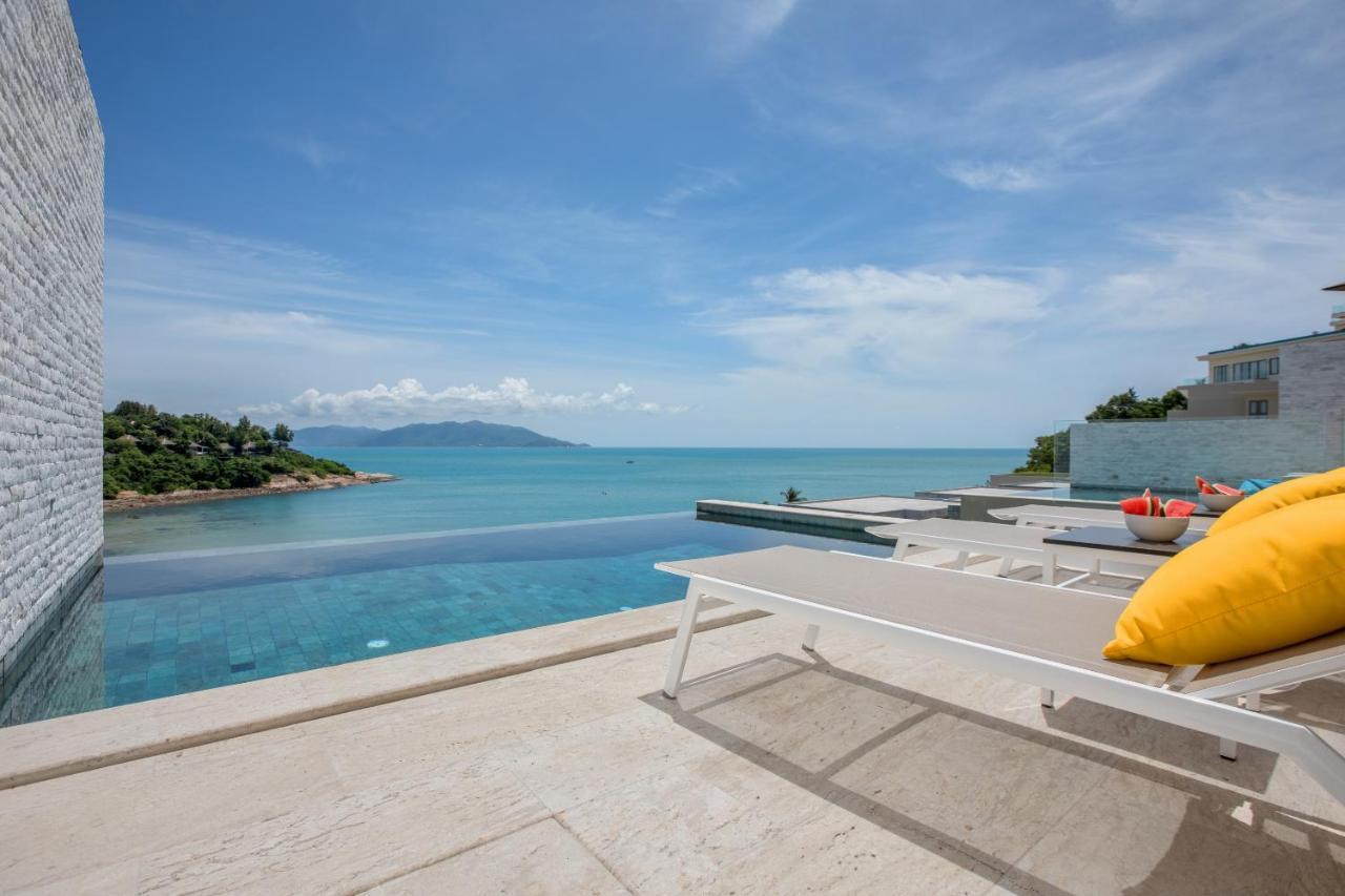 Beachside Villa - B18 - At Bayside Luxury Villas Samrong Bay Beach, 4 Bed 5 Bath, Sea & Sunset Views, Only 200M Walk To The Beach Choeng Mon Eksteriør bilde