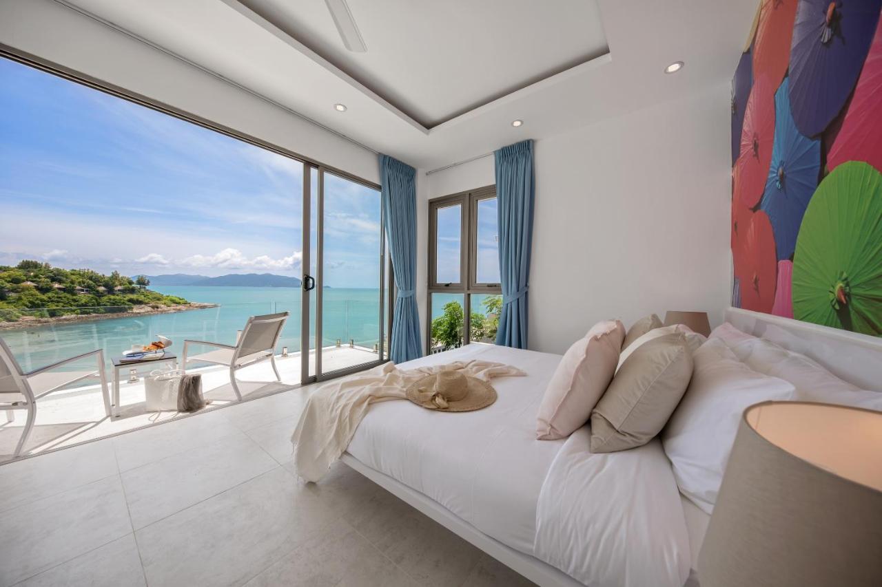 Beachside Villa - B18 - At Bayside Luxury Villas Samrong Bay Beach, 4 Bed 5 Bath, Sea & Sunset Views, Only 200M Walk To The Beach Choeng Mon Eksteriør bilde