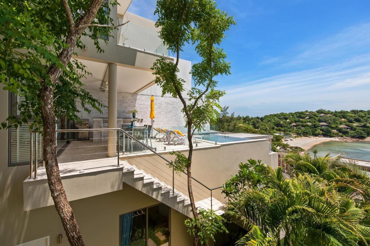 Beachside Villa - B18 - At Bayside Luxury Villas Samrong Bay Beach, 4 Bed 5 Bath, Sea & Sunset Views, Only 200M Walk To The Beach Choeng Mon Eksteriør bilde