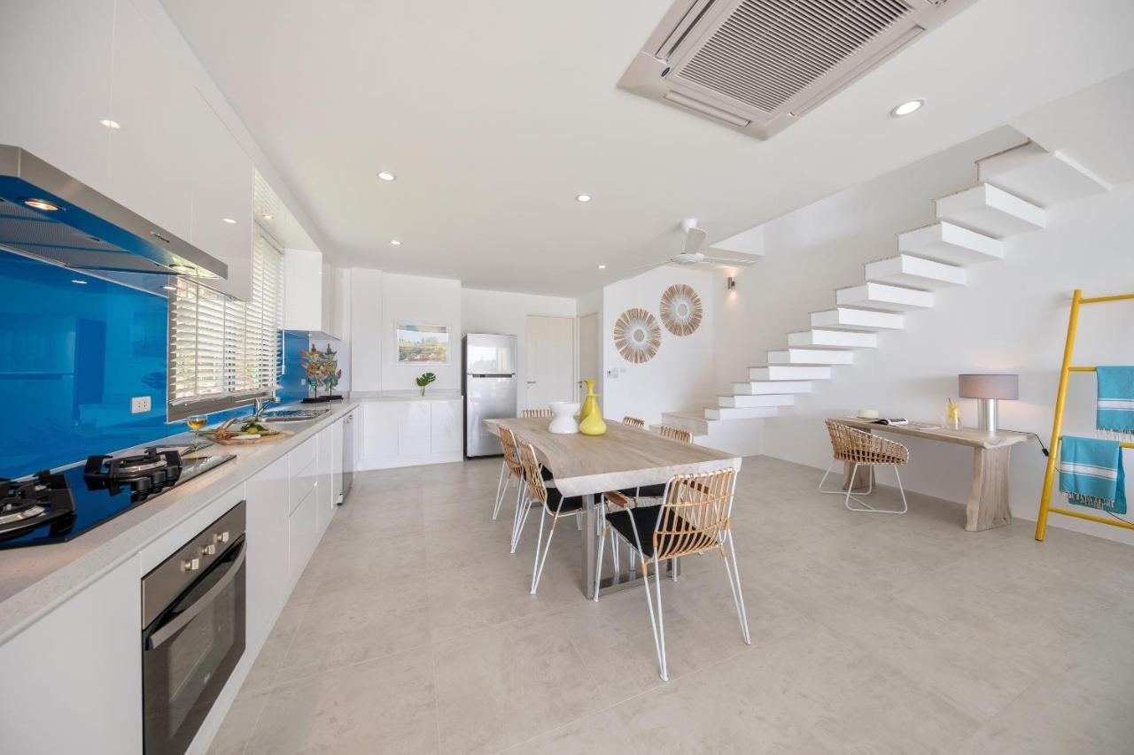 Beachside Villa - B18 - At Bayside Luxury Villas Samrong Bay Beach, 4 Bed 5 Bath, Sea & Sunset Views, Only 200M Walk To The Beach Choeng Mon Eksteriør bilde